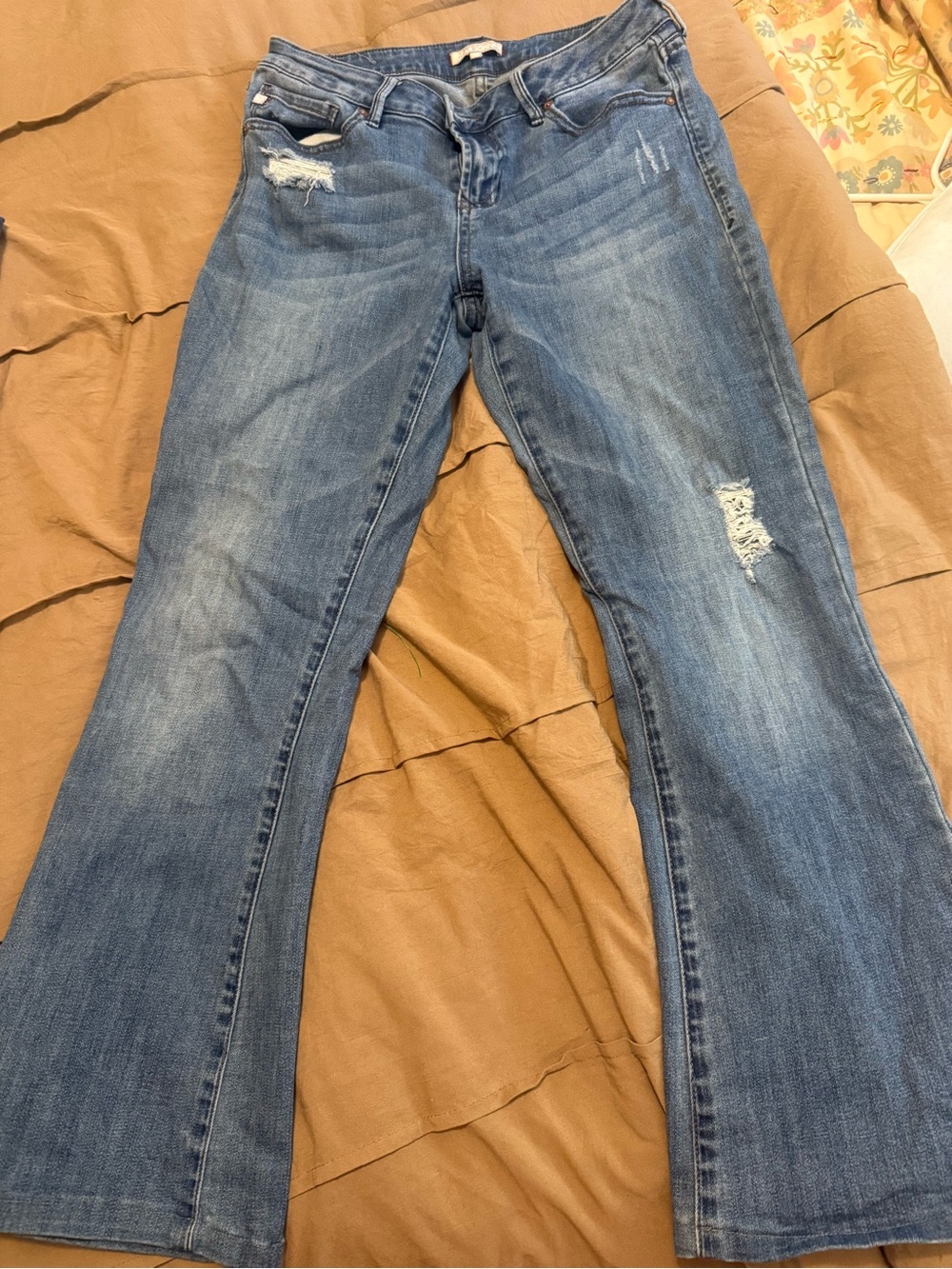 Women’s dear John  Blue Distressed Flare Jeans